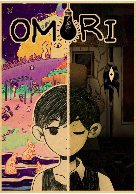 Omori Posters - OMORI Bright Dark World Wall Decor Poster | Omori Store