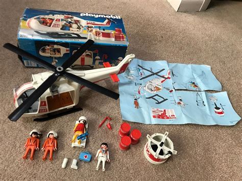 Playmobil 3789 Rescue Helicopter w/Box & Instructions | #1959956400