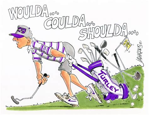 Upset Golfer Cartoon | Funny Gift for Upset Golfer