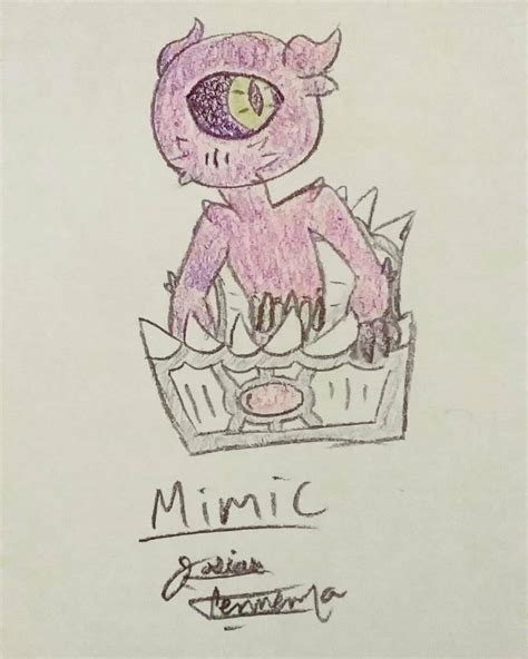 Monster Case Study: Mimic by SomeLateGuy on DeviantArt