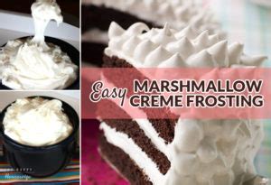 Marshmallow Creme Frosting - The Happy Housewife™ :: Cooking