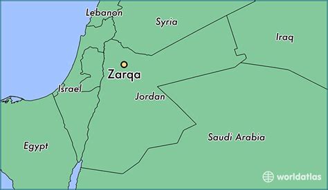 Where is Zarqa, Jordan? / Zarqa, Zarqa Map - WorldAtlas.com