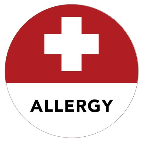 Allergy Alert (Non-Personalized) - Allergy Alert Labels | Allergies, Kids labels, Food allergies ...