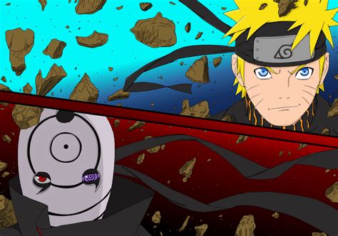 Naruto vs Tobi by giulsyeah on DeviantArt