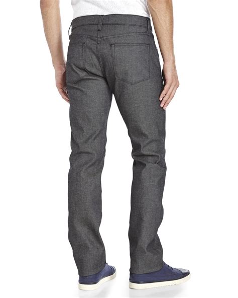 J Brand Charcoal Kane Slim Straight Jeans in Gray for Men - Lyst