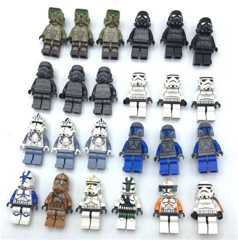 LEGO STAR WARS CLONE TROOPER MINIFIGURES COMMANDERS MANY RARES YOU CHOOSE TYPE ...