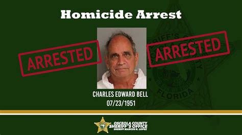 Homicide Arrest - Osceola County Sheriff's Office | Sheriff Marcos R. Lopez