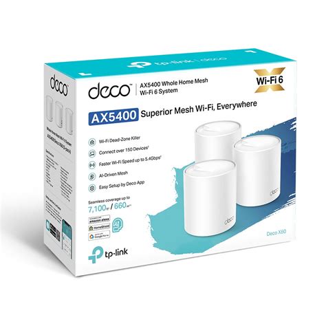 Deco X60 | AX5400 Whole Home Mesh Wi-Fi 6 System | TP-Link ประเทศไทย