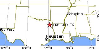 Ore City, Texas (TX) ~ population data, races, housing & economy