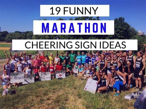 Friend #running the marathon? Here are 19 Funny #Marathon Cheering Sign Ideas! http://bit.ly/2 ...