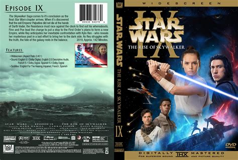 It's finally here, just in time: My cover for RISE OF SKYWALKER in the style of the 2000's DVDs ...