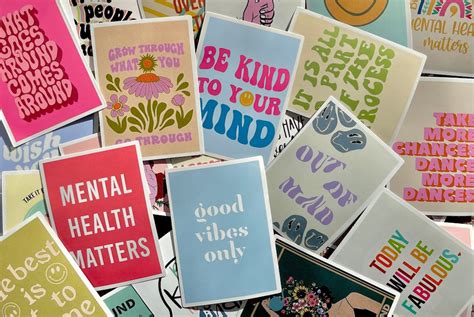 Mental Health Awareness Stickers - Etsy