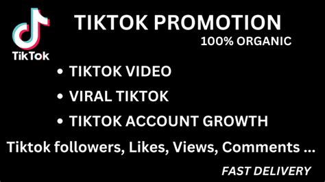 Tiktok promotion, grow tiktok, viral tiktok, tik tok video promotion ...