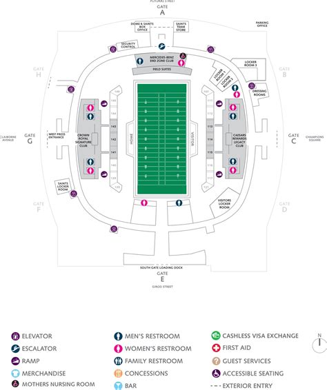 Superdome Seating Chart For Football | Brokeasshome.com