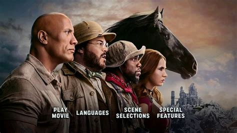 Jumanji The Next Level (2019) DVD Menu - YouTube