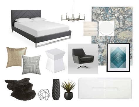 Negar's Urban Modern Bedroom Mood Board | Home Trends Magazine