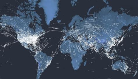 Interactive global map of all the Planes in the air | WordlessTech | Global map, Air, World