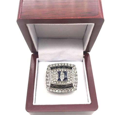 Duke University Blue Devils National Championship Ring Set - Punk Dark