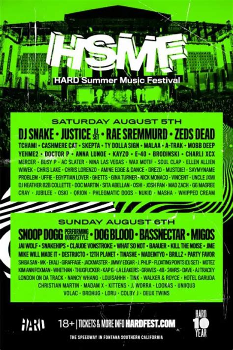 Hard Summer Music Festival Announces 2017 Lineup | Grateful Web