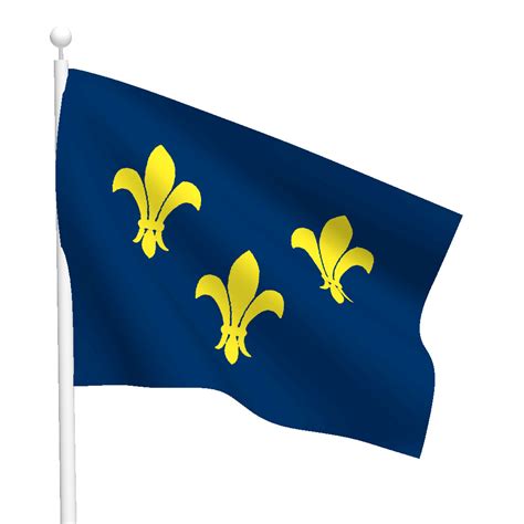 3ft x 5ft French Fleur-de-lis Flag