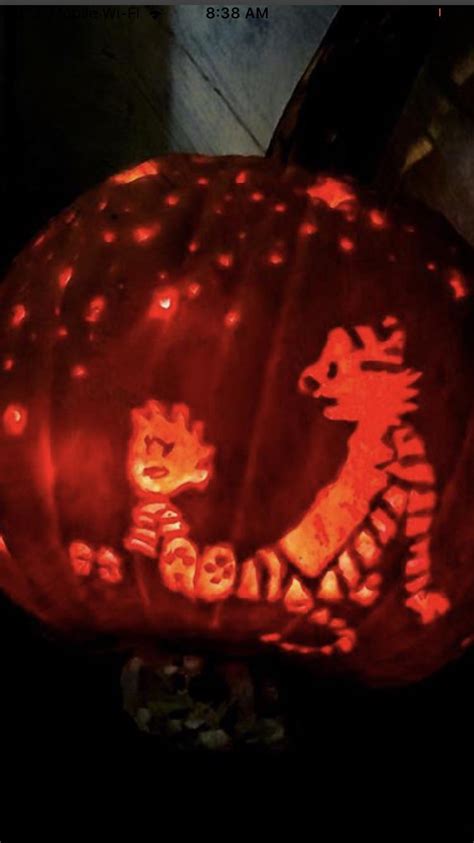 Calvin and Hobbes Pumpkin Carving : r/calvinandhobbes