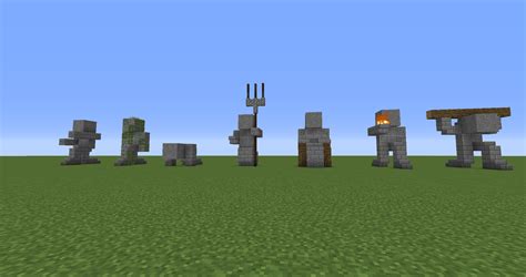 More Small Statues | Minecraft statues, Minecraft garden, Minecraft ...