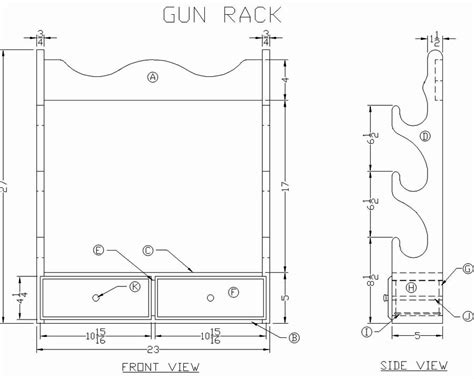How to Build a Wooden Gun Rack - Free Woodworking Plans at Lee's Wood Projects
