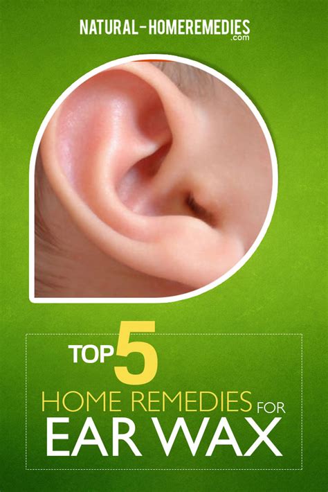 Top 5 Home Remedies For Ear Wax – Natural Home Remedies & Supplements