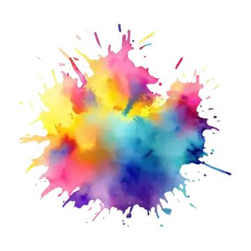 Ink Splash Background And Colorful Paint Splatter Vector, Ink Splash, Paint Splatter, Background ...