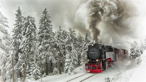 Winter Train Wallpapers - Top Free Winter Train Backgrounds ...