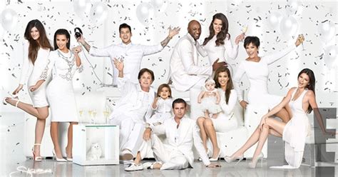 Kim unveils all-white Kardashian family Christmas card 2012