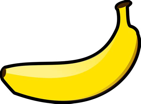 Download Banana, Yellow, Fruit. Royalty-Free Vector Graphic - Pixabay