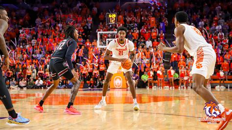 Clemson Basketball to host North Carolina in a top-20 ACC matchup - Clemson Sports Media