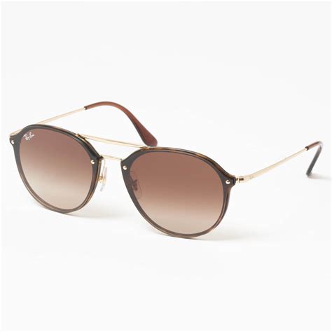 Ray-Ban Blaze Double Bridge Sunglasses - Brown Gradient Lenses - Save 15% - Lyst