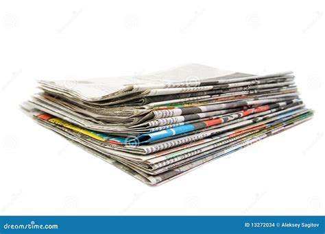 Stack of newspapers stock photo. Image of paper, morning - 13272034