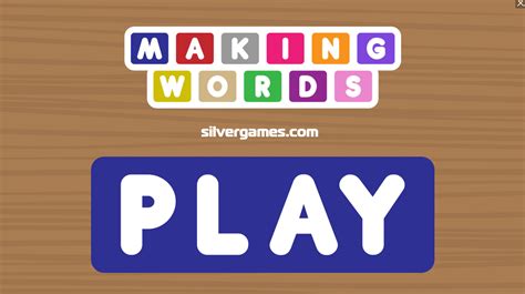 Making Words - Play Online on SilverGames 🕹️