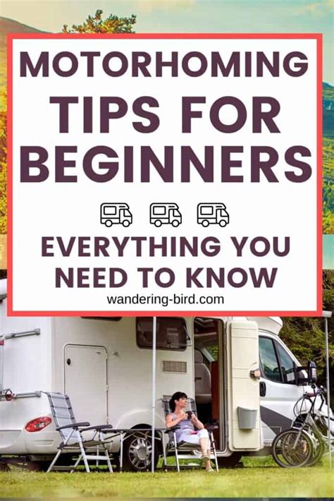 27 Essential Motorhome Tips & Tricks for Beginners | Wandering Bird