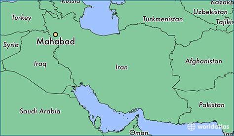 Where is Mahabad, Iran? / Mahabad, Azarbayjan-e Gharbi Map - WorldAtlas.com