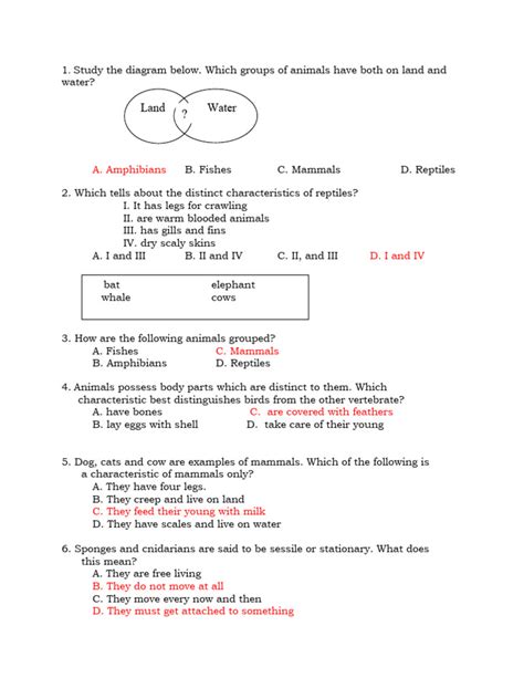 summative test science q2 | PDF | Mangrove | Mammals