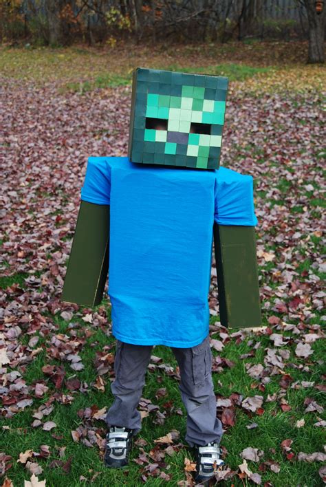 Minecraft Zombie Classic Boy's Halloween Fancy-Dress Costume For Child, L | ubicaciondepersonas ...