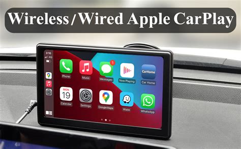 Amazon.com: IYING 7 Inch Touch Screen Wireless CarPlay & Android Auto ...