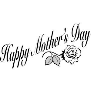 Mothers Day Clipart Black White | Free download on ClipArtMag