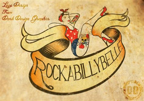 Rockabillybelle - A Rockabilly Tattoo Style Logo | Rockabilly tattoo, Tattoo style, Rockabilly