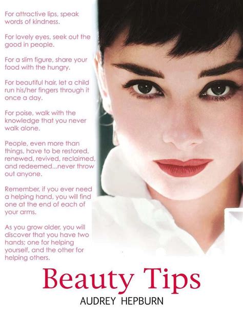 Audrey Hepburn's Beauty Tips ! - Classic Movies Fan Art (10046486) - Fanpop