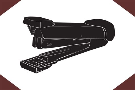 Stapler Silhouette Graphic by RFG · Creative Fabrica