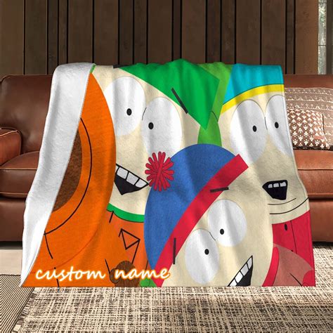 South Park Blanket Custom Name Blanket Christmas Blanket - Etsy