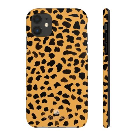 Brown Leopard Print Phone Case, Animal Print Case Mate Tough Phone Cases-Made in USA | Print ...