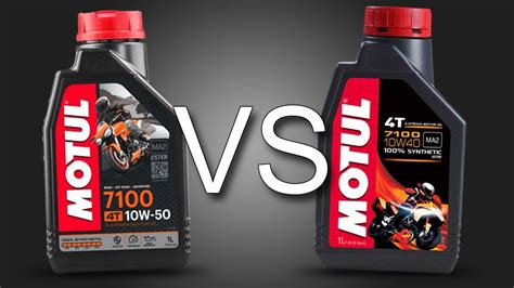 Motul 4T 10W50 vs Motul 4T 10W40 róźnice - YouTube