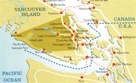 Map of Cowichan Valley, Vancouver Island | Laurie Constantino