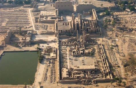 Stunning Aerial View Of The Karnak Temple | Aerial view, Image of the ...